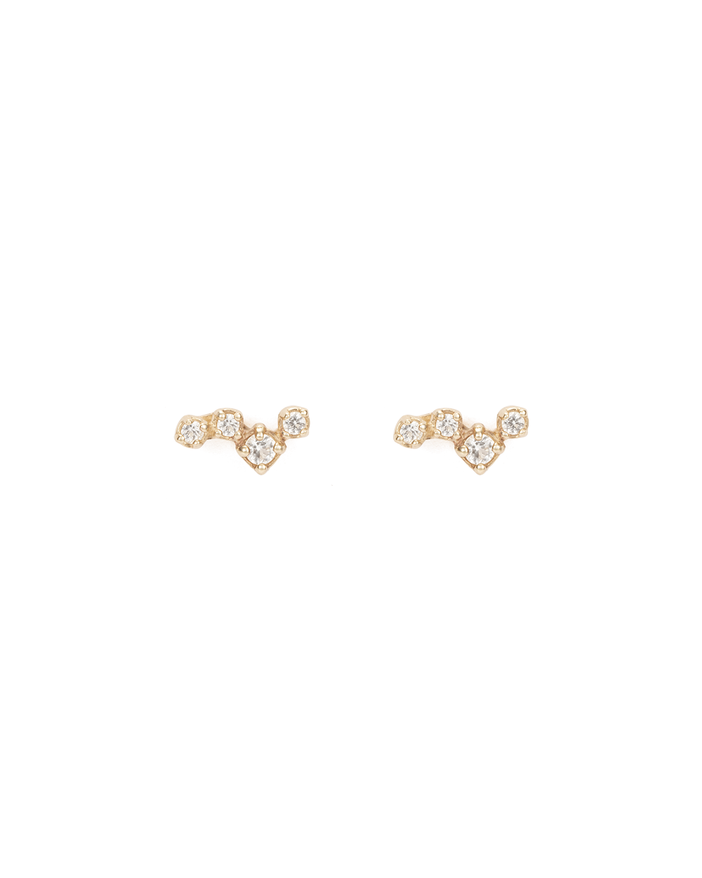 VALENCIA TOPAZ STUDS (9K GOLD) IMAGE 1