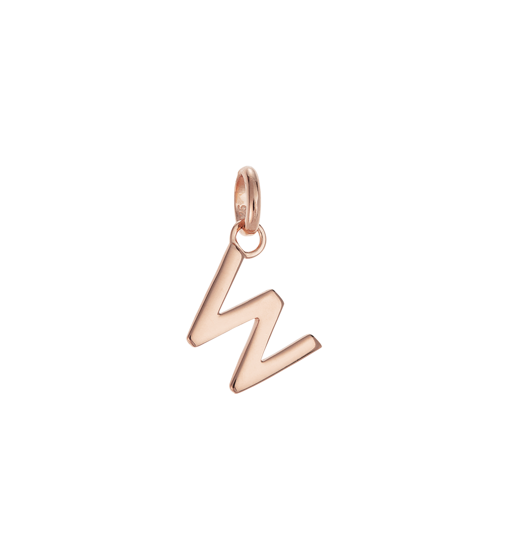 OUTLINE INITIAL A-Z (18K ROSE GOLD VERMEIL) IMAGE 25
