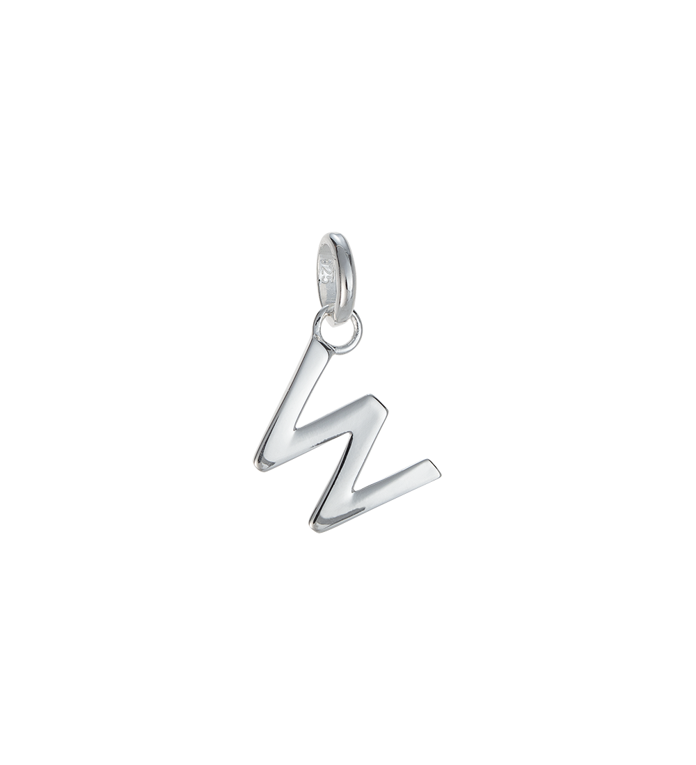 OUTLINE INITIAL A-Z (STERLING SILVER) IMAGE 28