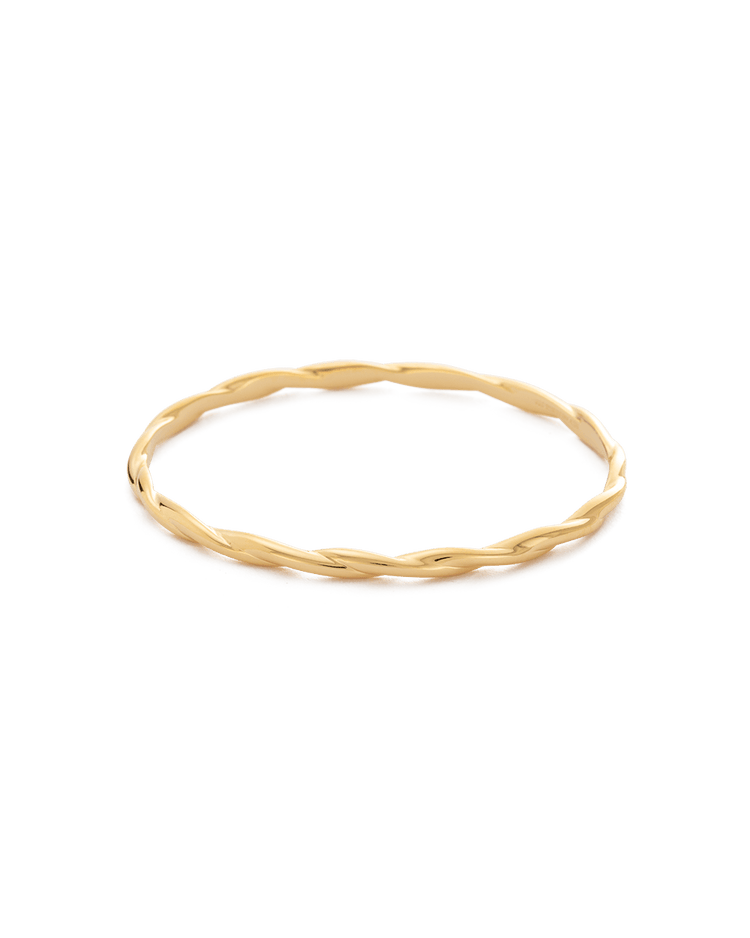 WAVE BANGLE (18K GOLD PLATED) IMAGE 1