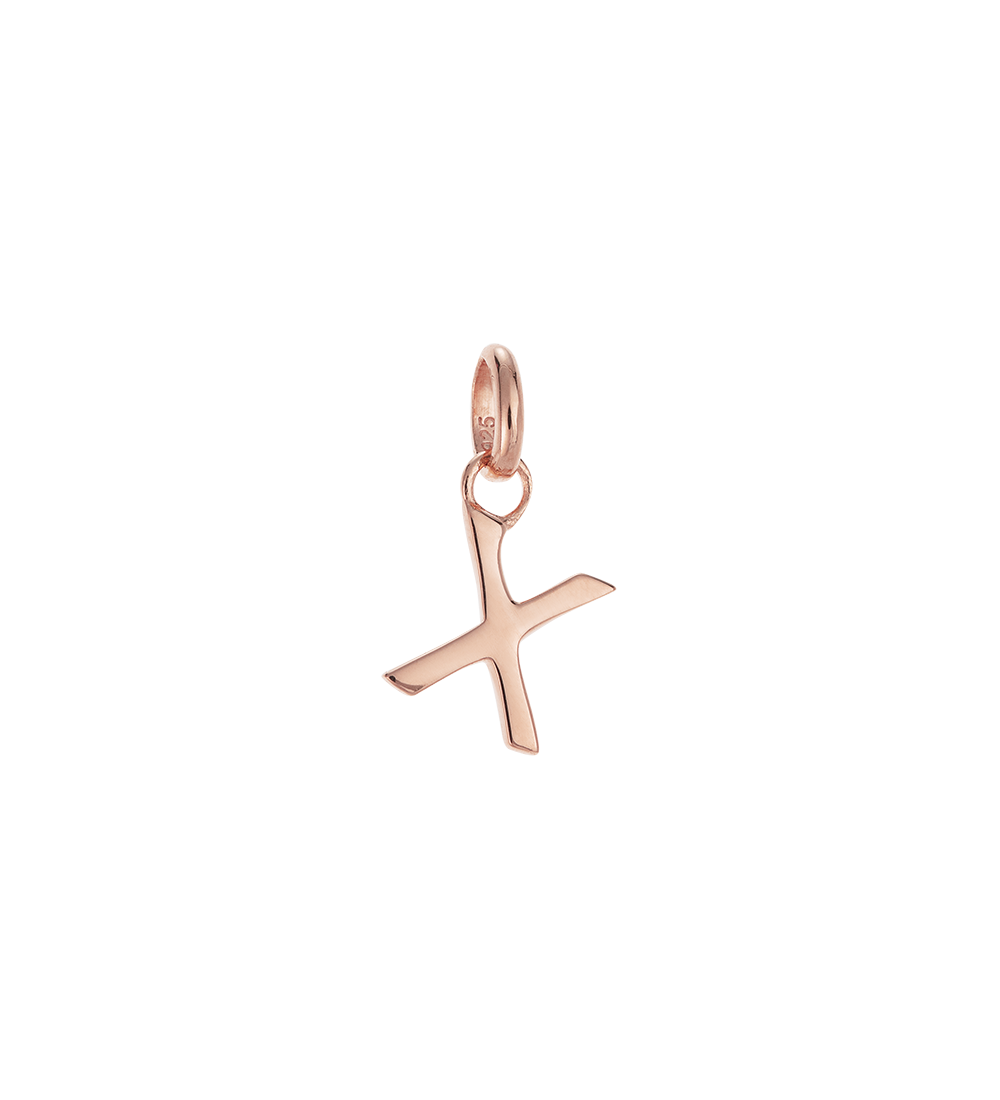 OUTLINE INITIAL A-Z (18K ROSE GOLD VERMEIL) IMAGE 26